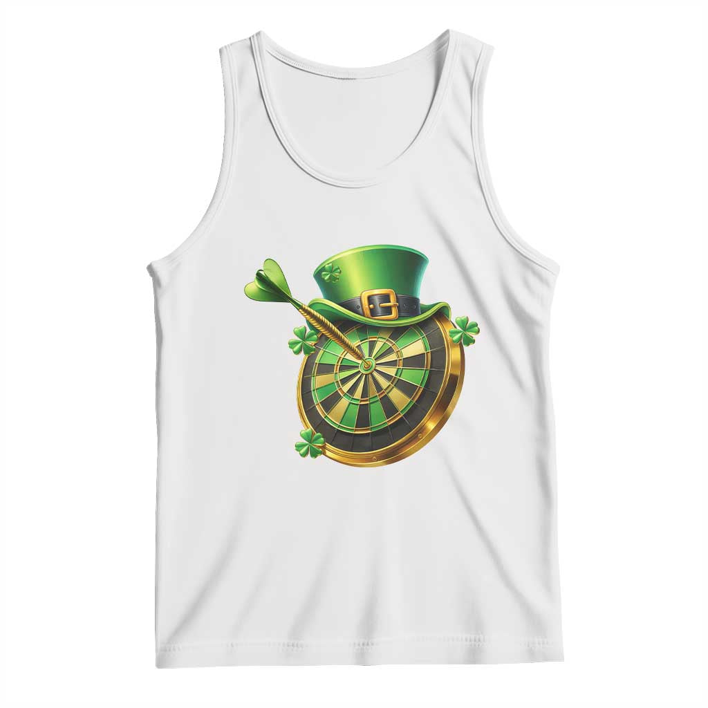 St Patricks Day Irish Darts Board Celebration Gift Tank Top