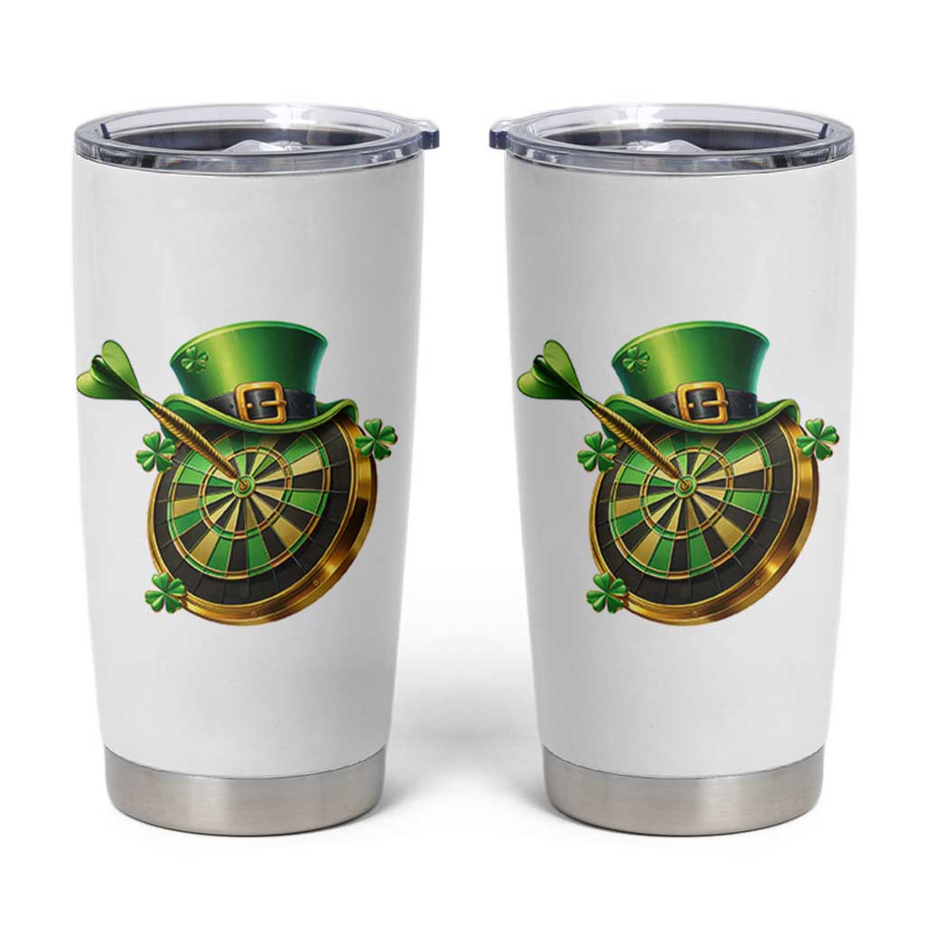 St Patricks Day Irish Darts Board Celebration Gift Tumbler Cup