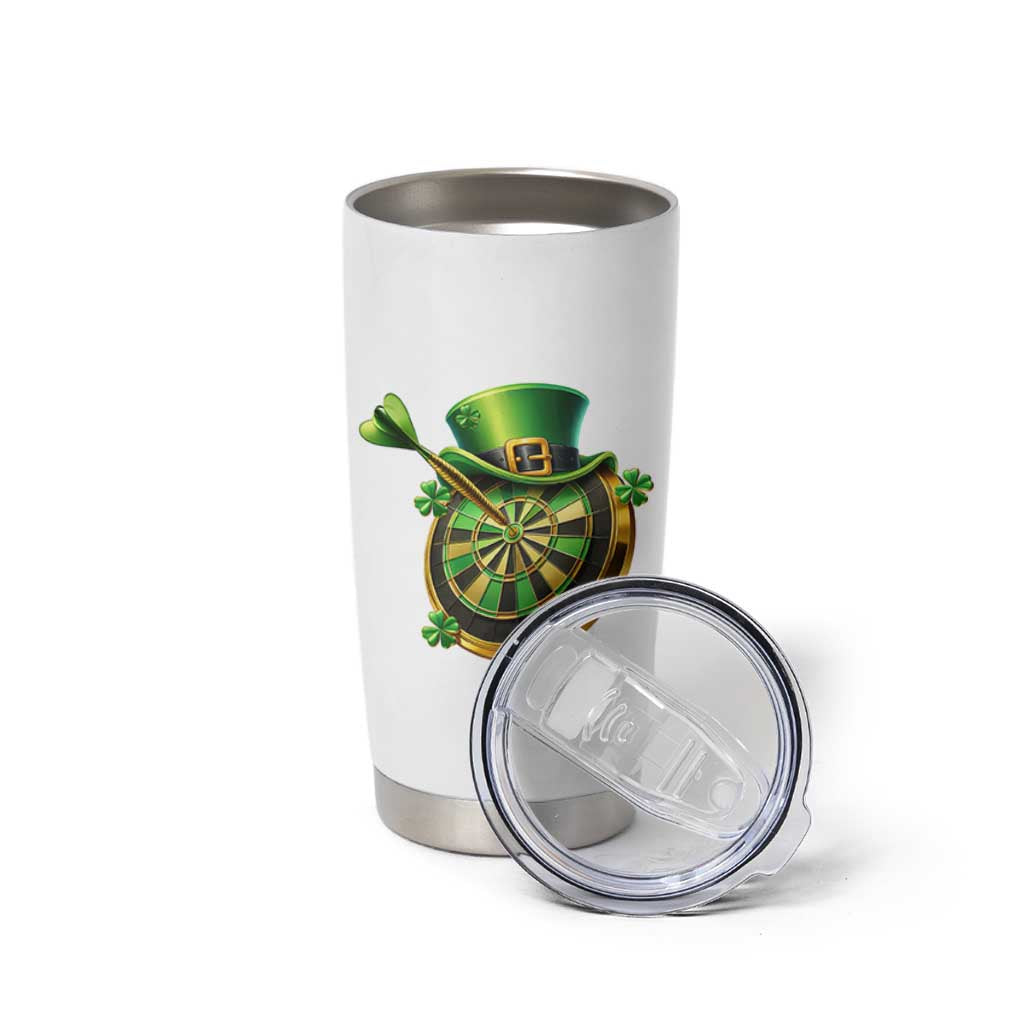 St Patricks Day Irish Darts Board Celebration Gift Tumbler Cup