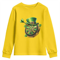 St Patricks Day Irish Darts Board Celebration Gift Youth Sweatshirt
