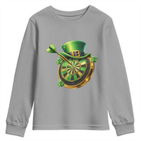 St Patricks Day Irish Darts Board Celebration Gift Youth Sweatshirt