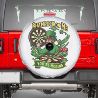 Shamrock On Me Youre Missing Spare Tire Cover St Patricks Day Darts Player Gift