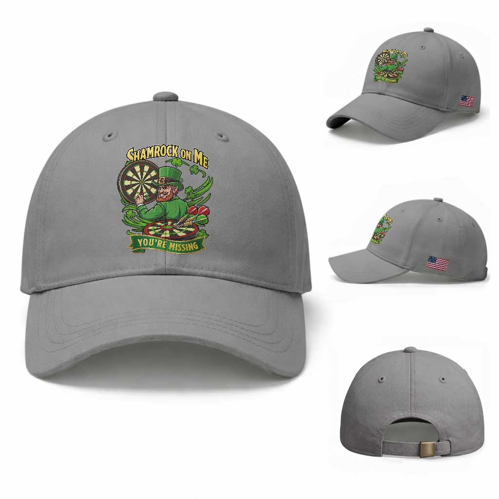 Shamrock On Me Youre Missing Baseball Cap St Patricks Day Darts Player Gift