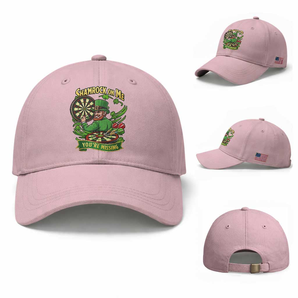 Shamrock On Me Youre Missing Baseball Cap St Patricks Day Darts Player Gift