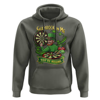 Shamrock On Me Youre Missing Hoodie St Patricks Day Darts Player Gift