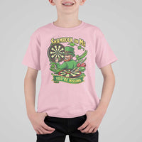 Shamrock On Me Youre Missing T Shirt For Kid St Patricks Day Darts Player Gift