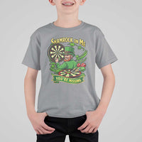 Shamrock On Me Youre Missing T Shirt For Kid St Patricks Day Darts Player Gift