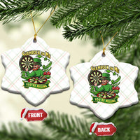 Shamrock On Me Youre Missing Ceramic Ornament St Patricks Day Darts Player Gift