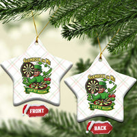 Shamrock On Me Youre Missing Ceramic Ornament St Patricks Day Darts Player Gift