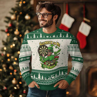 Shamrock On Me Youre Missing Ugly Christmas Sweater St Patricks Day Darts Player Gift