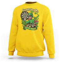 Shamrock On Me Youre Missing Sweatshirt St Patricks Day Darts Player Gift