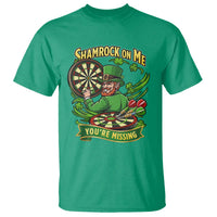 Shamrock On Me Youre Missing T Shirt St Patricks Day Darts Player Gift