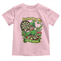 Shamrock On Me Youre Missing Toddler T Shirt St Patricks Day Darts Player Gift