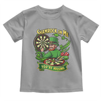 Shamrock On Me Youre Missing Toddler T Shirt St Patricks Day Darts Player Gift