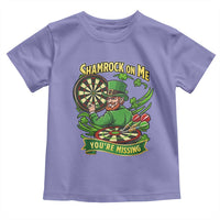 Shamrock On Me Youre Missing Toddler T Shirt St Patricks Day Darts Player Gift