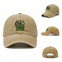 Shamrock On Me Youre Missing Washed Cotton Baseball Cap St Patricks Day Darts Player Gift