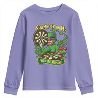 Shamrock On Me Youre Missing Youth Sweatshirt St Patricks Day Darts Player Gift