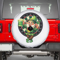 Cheerful Gnome Playing Darts Spare Tire Cover St Patricks Day Gift