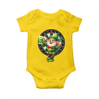 Cheerful Gnome Playing Darts Baby Onesie St Patricks Day Gift
