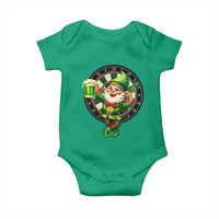 Cheerful Gnome Playing Darts Baby Onesie St Patricks Day Gift
