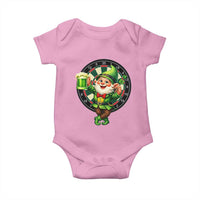 Cheerful Gnome Playing Darts Baby Onesie St Patricks Day Gift