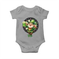Cheerful Gnome Playing Darts Baby Onesie St Patricks Day Gift