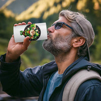 Cheerful Gnome Playing Darts 4 in 1 Can Cooler Tumbler St Patricks Day Gift