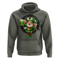 Cheerful Gnome Playing Darts Hoodie St Patricks Day Gift