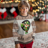 Cheerful Gnome Playing Darts Ugly Christmas Sweater St Patricks Day Gift
