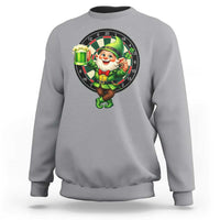 Cheerful Gnome Playing Darts Sweatshirt St Patricks Day Gift