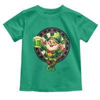 Cheerful Gnome Playing Darts Toddler T Shirt St Patricks Day Gift