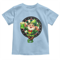 Cheerful Gnome Playing Darts Toddler T Shirt St Patricks Day Gift