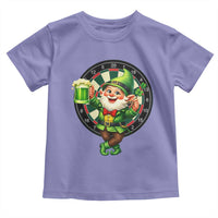 Cheerful Gnome Playing Darts Toddler T Shirt St Patricks Day Gift