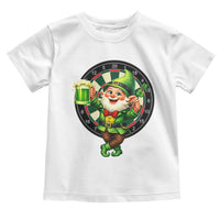 Cheerful Gnome Playing Darts Toddler T Shirt St Patricks Day Gift
