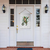 St Patricks Day Cheerful Gnome Dabbing Garden Flag Darts Lover Gift
