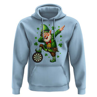 St Patricks Day Cheerful Gnome Dabbing Hoodie Darts Lover Gift