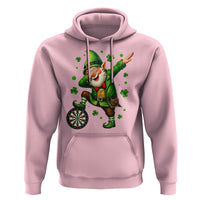 St Patricks Day Cheerful Gnome Dabbing Hoodie Darts Lover Gift