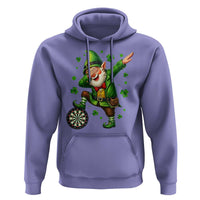St Patricks Day Cheerful Gnome Dabbing Hoodie Darts Lover Gift