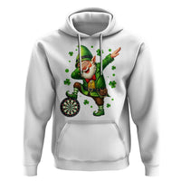 St Patricks Day Cheerful Gnome Dabbing Hoodie Darts Lover Gift