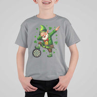 St Patricks Day Cheerful Gnome Dabbing T Shirt For Kid Darts Lover Gift