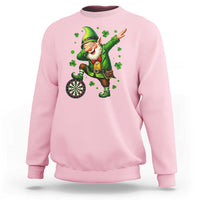 St Patricks Day Cheerful Gnome Dabbing Sweatshirt Darts Lover Gift