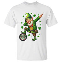 St Patricks Day Cheerful Gnome Dabbing T Shirt Darts Lover Gift