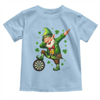 St Patricks Day Cheerful Gnome Dabbing Toddler T Shirt Darts Lover Gift