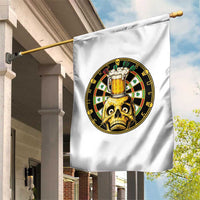 Funny St Patricks Day Skull Garden Flag Darts Player Gift