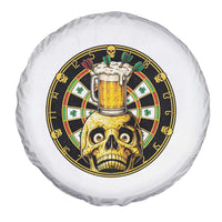 Funny St Patricks Day Skull Spare Tire Cover Darts Player Gift
