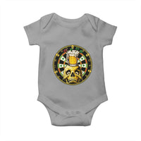 Funny St Patricks Day Skull Baby Onesie Darts Player Gift
