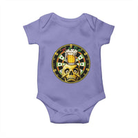 Funny St Patricks Day Skull Baby Onesie Darts Player Gift