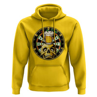 Funny St Patricks Day Skull Hoodie Darts Player Gift