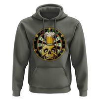Funny St Patricks Day Skull Hoodie Darts Player Gift