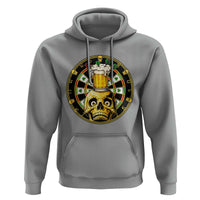 Funny St Patricks Day Skull Hoodie Darts Player Gift